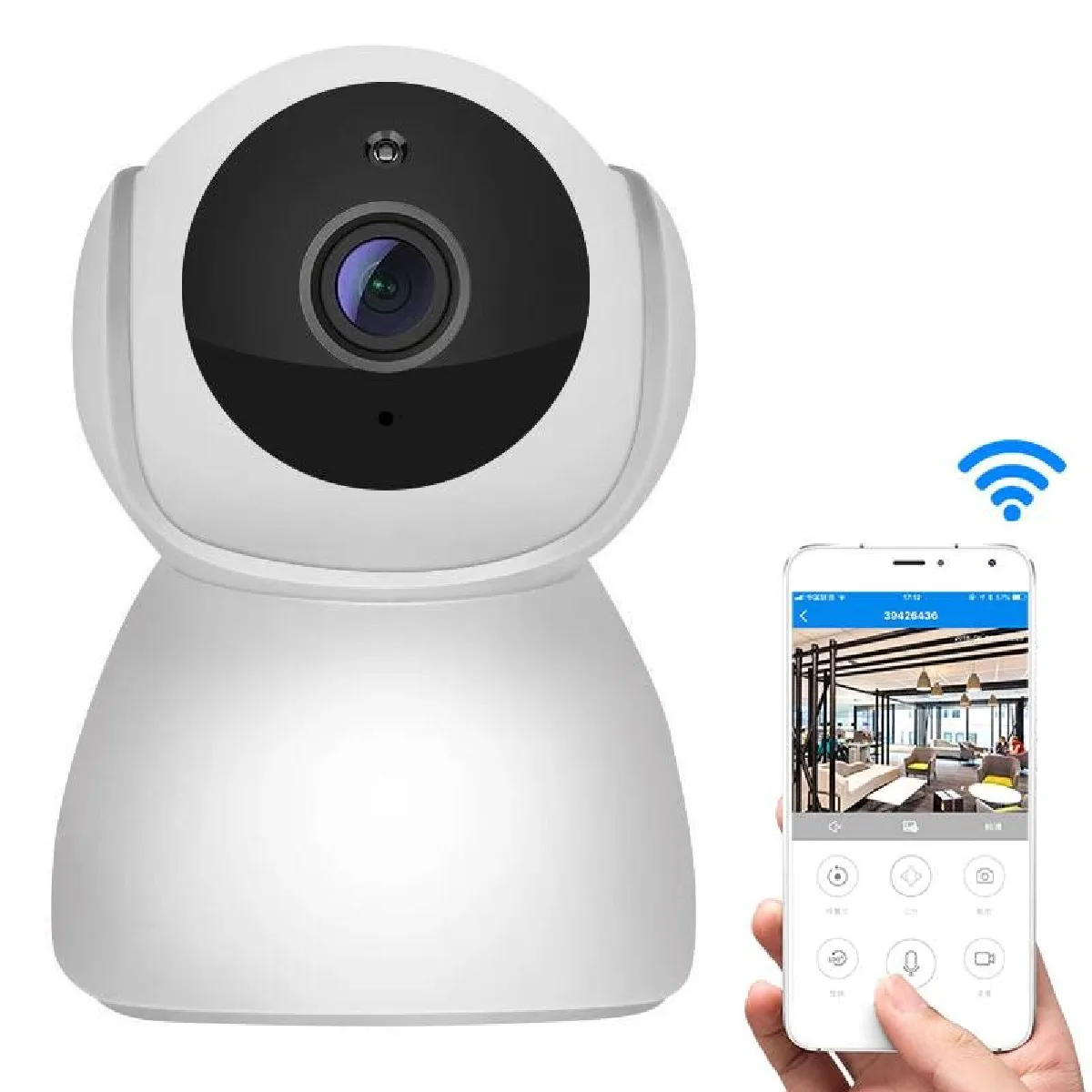 Yonis Camera Ip Hd Vision Nocturne Wifi 1080P