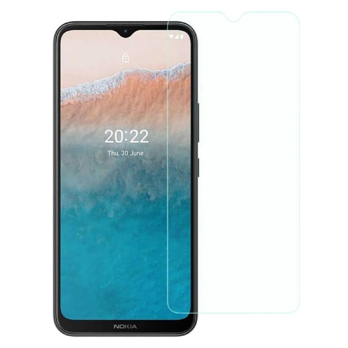 Htdmobiles Nokia C21 Plus/Realme C30/C33/Narzo 50I Prime - Verre Trempé Lot De 2