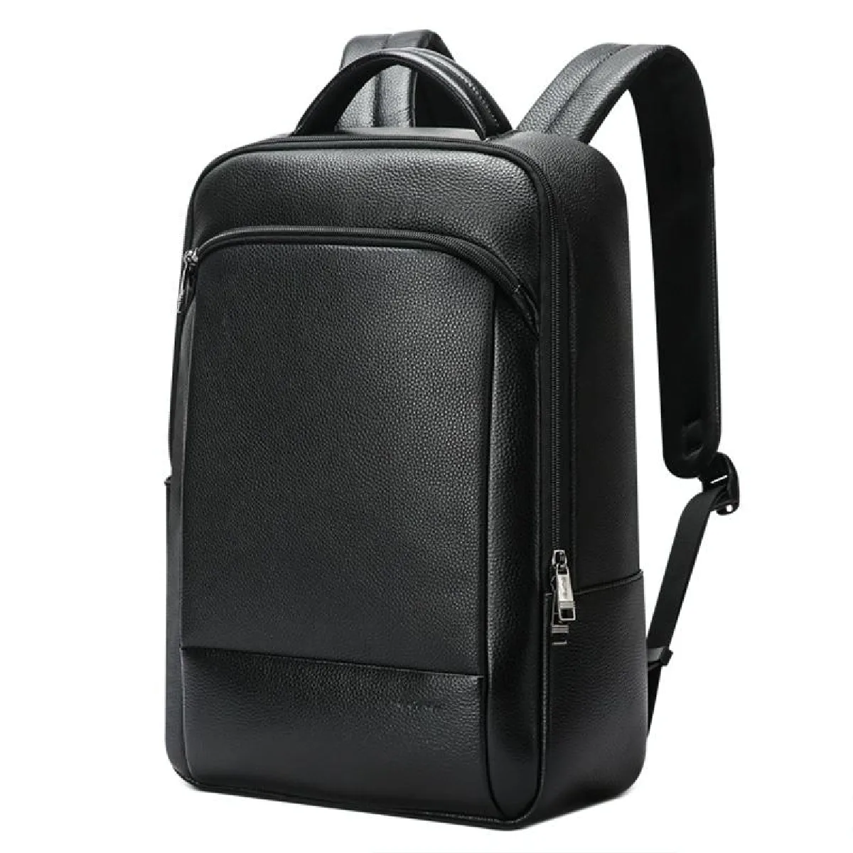 Yonis Noir Sac À Dos Ordinateur Grande Capacité Cuir