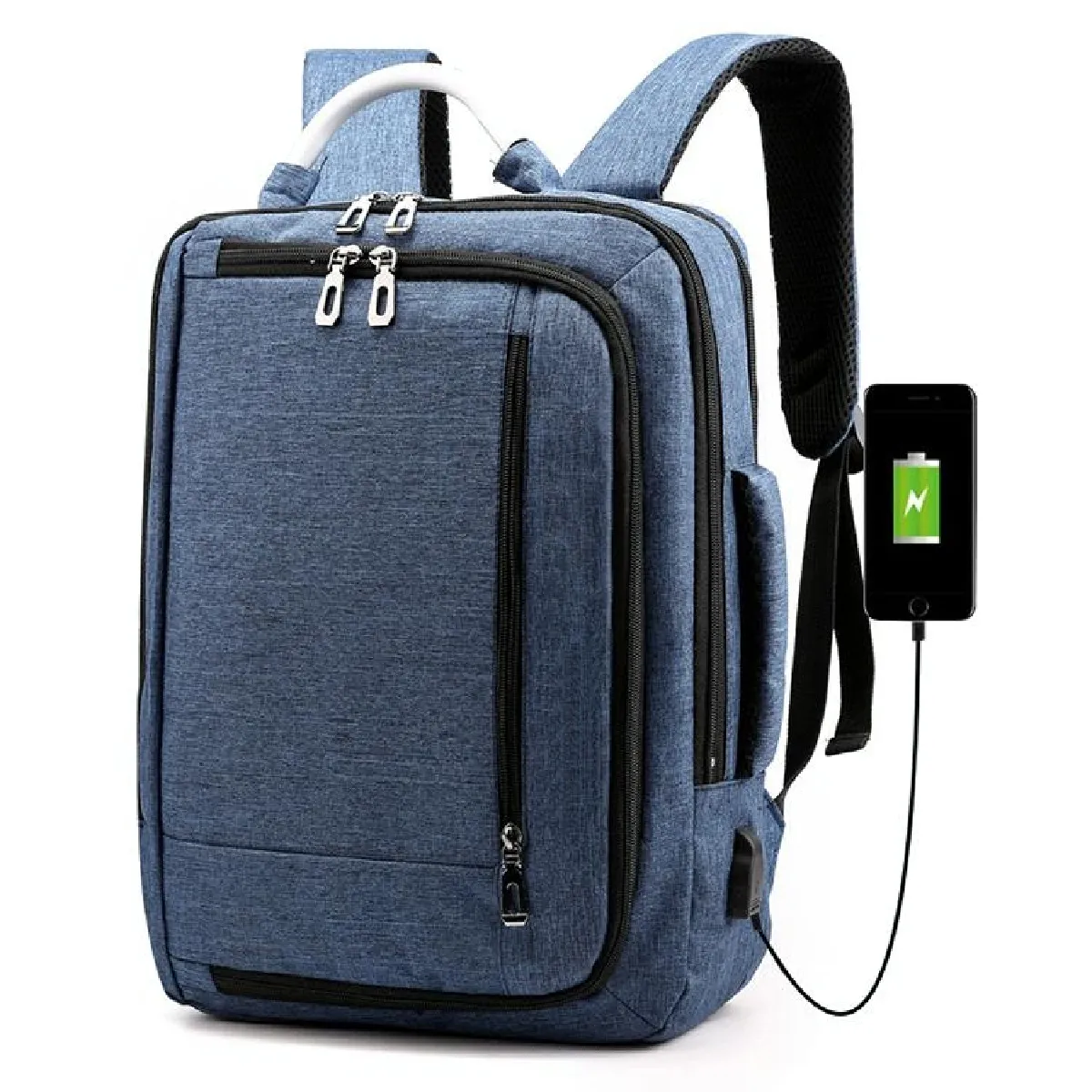 Yonis Noir Sac À Dos Ordinateur Multifonction