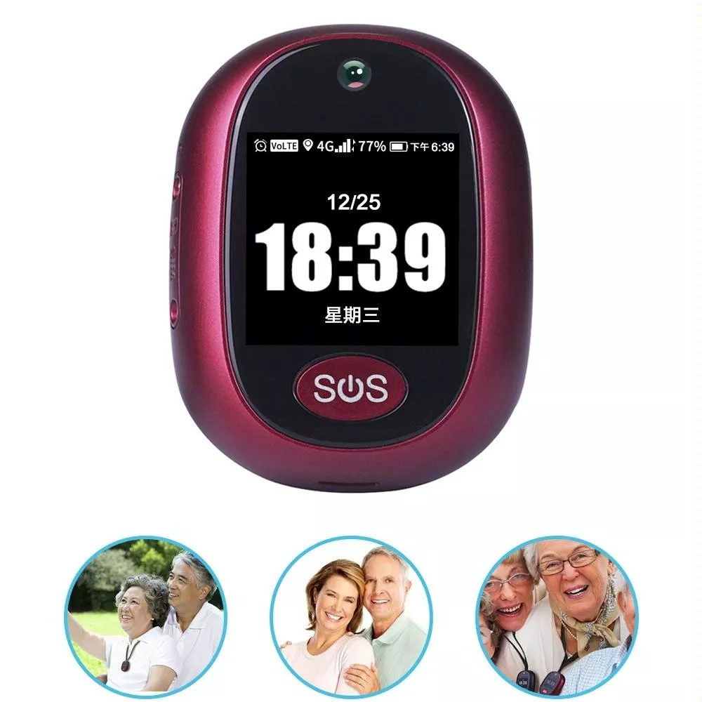 Yonis Rouge Traceur Gps 4G Lte Étanche