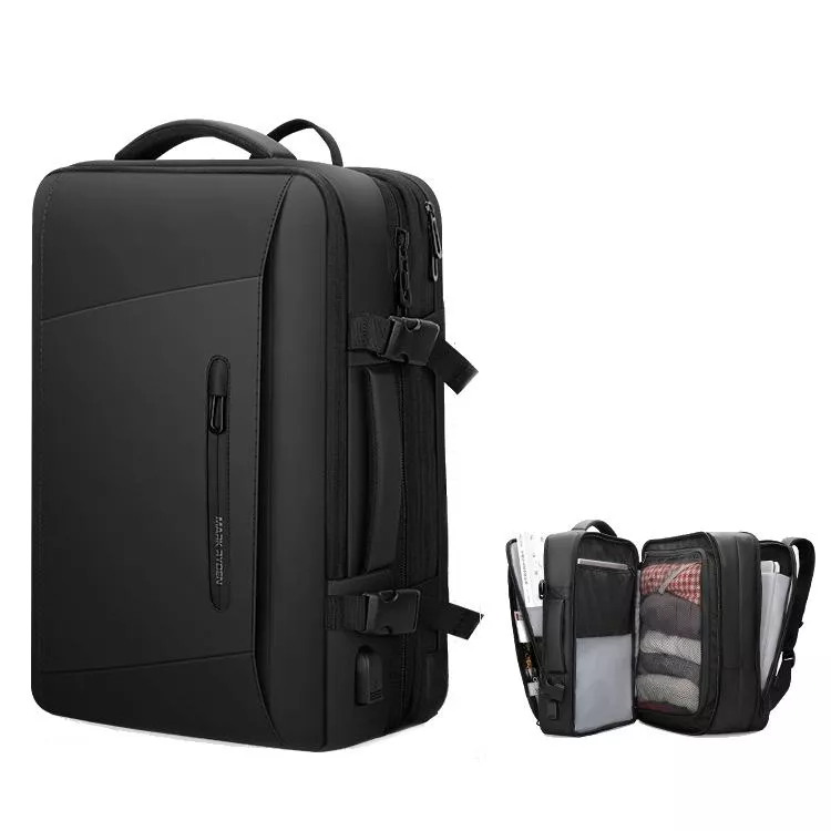 Yonis Noir Sac À Dos Ordinateur Avec Port Usb