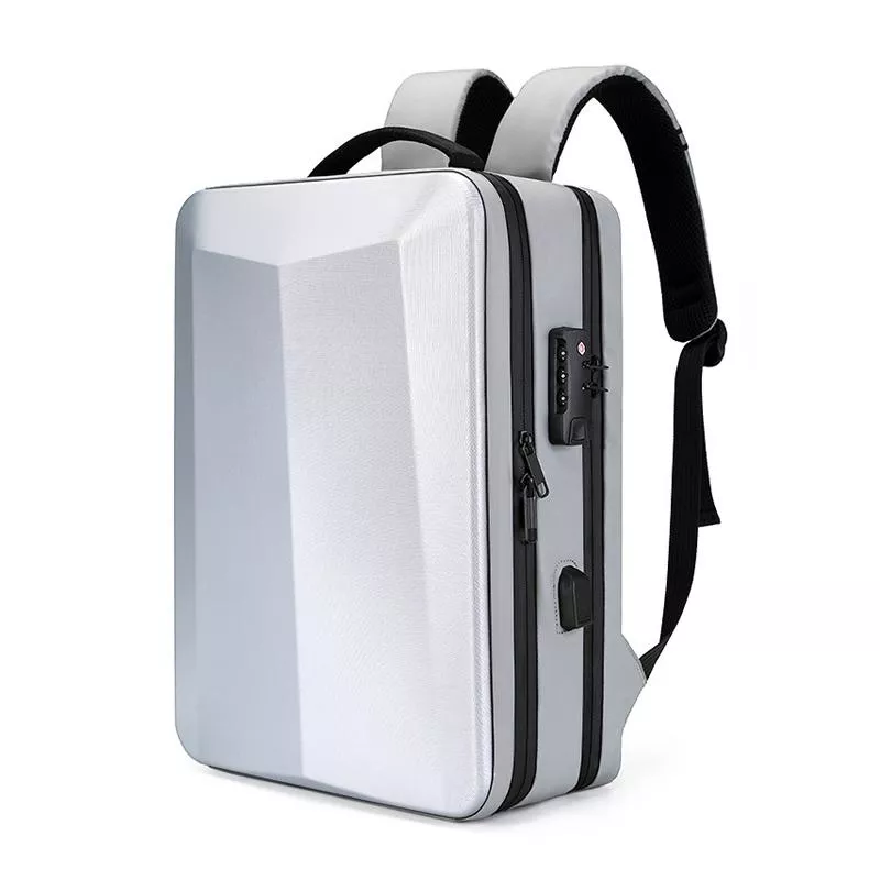 YONIS - Sac à dos pour ordinateur portable - 15.6 pouces - Argent - Image 2