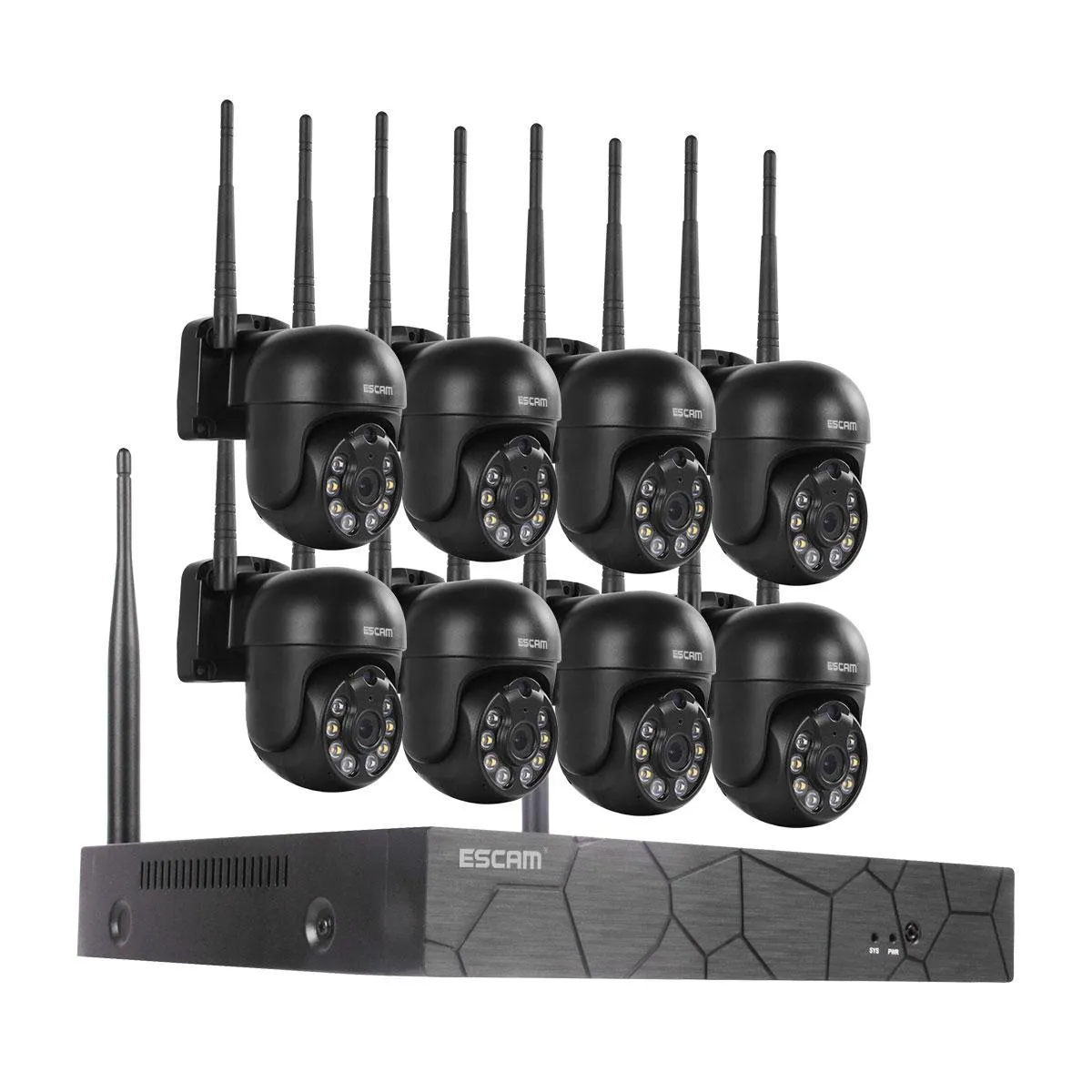 Camera Surveillance HD 3MP Sans Fil Vision Nocturne Audio Bidirectionnel YONIS