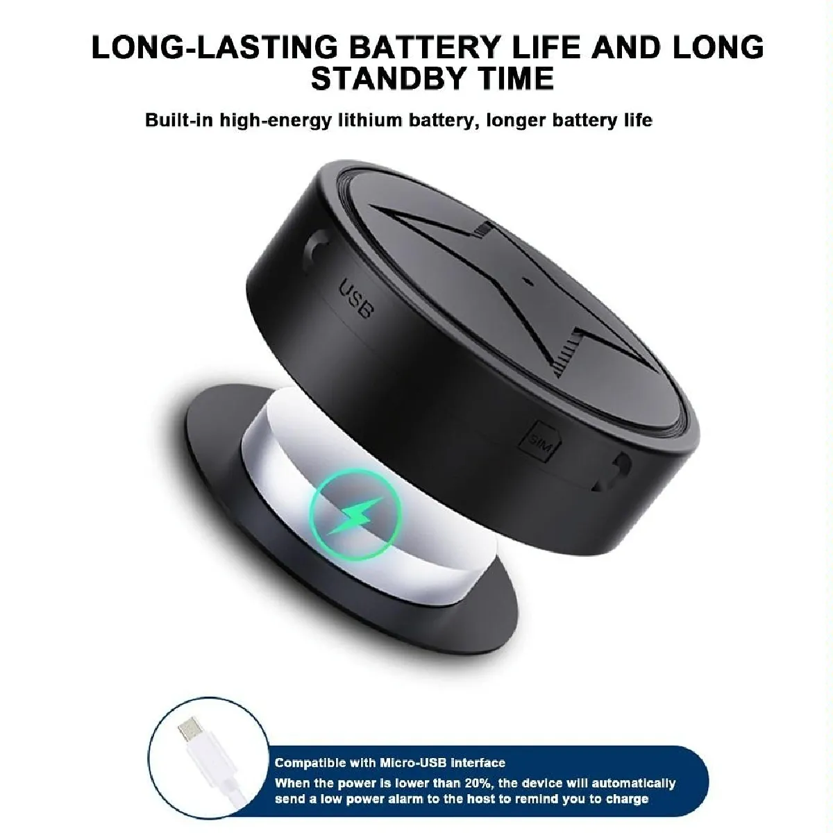 Mini localisateur GPS magnétique de voiture GF07, ... – Grandado