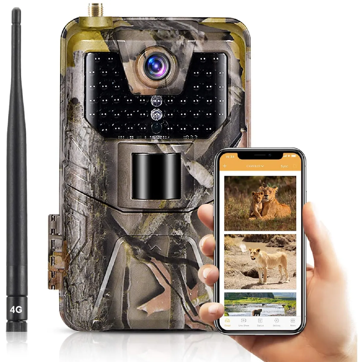 Caméra de Chasse 4G GPS 4K IR+ - vue 3