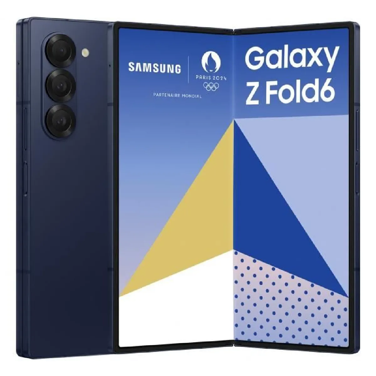 Samsung Galaxy Z Fold6 1 To Bleu - vue 3
