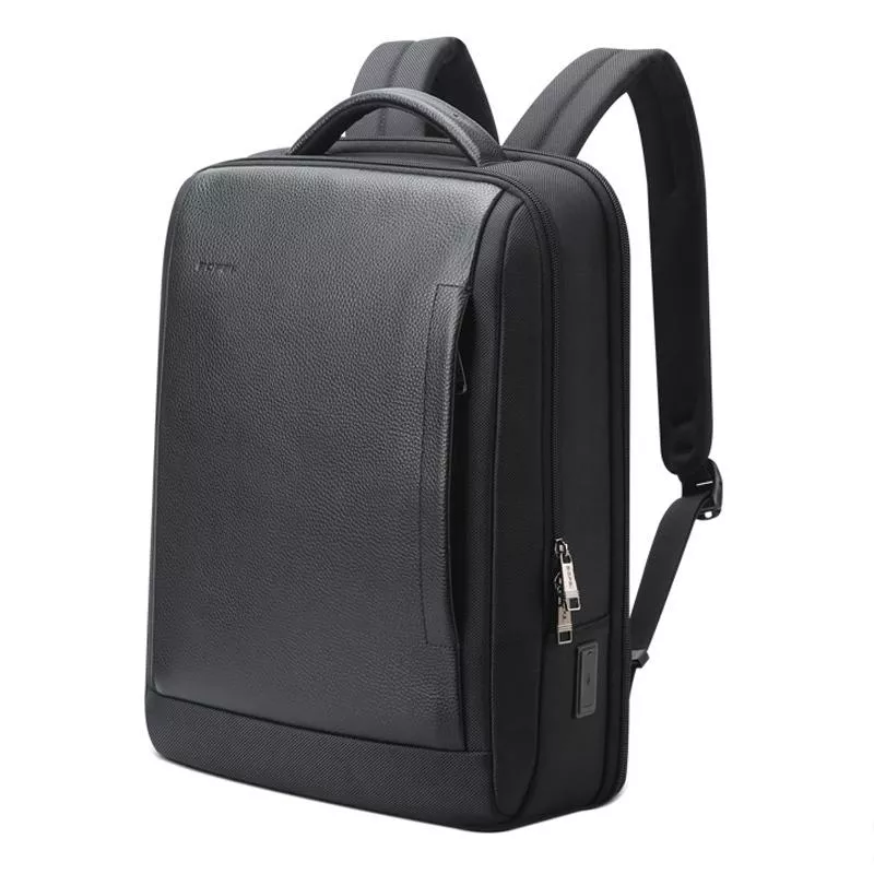 Yonis Noir Sac À Dos Pour Ordinateur Imperméable Avec Ports Usb-C