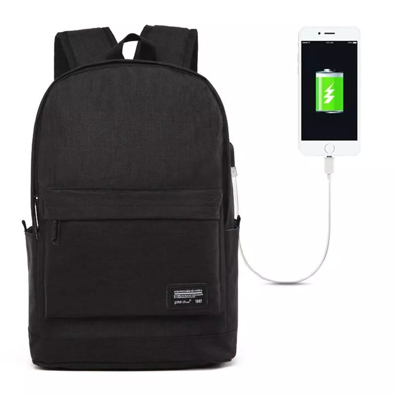 YONIS - Sac à dos pour ordinateur portable - 15.6 pouces - Noir - Image 2
