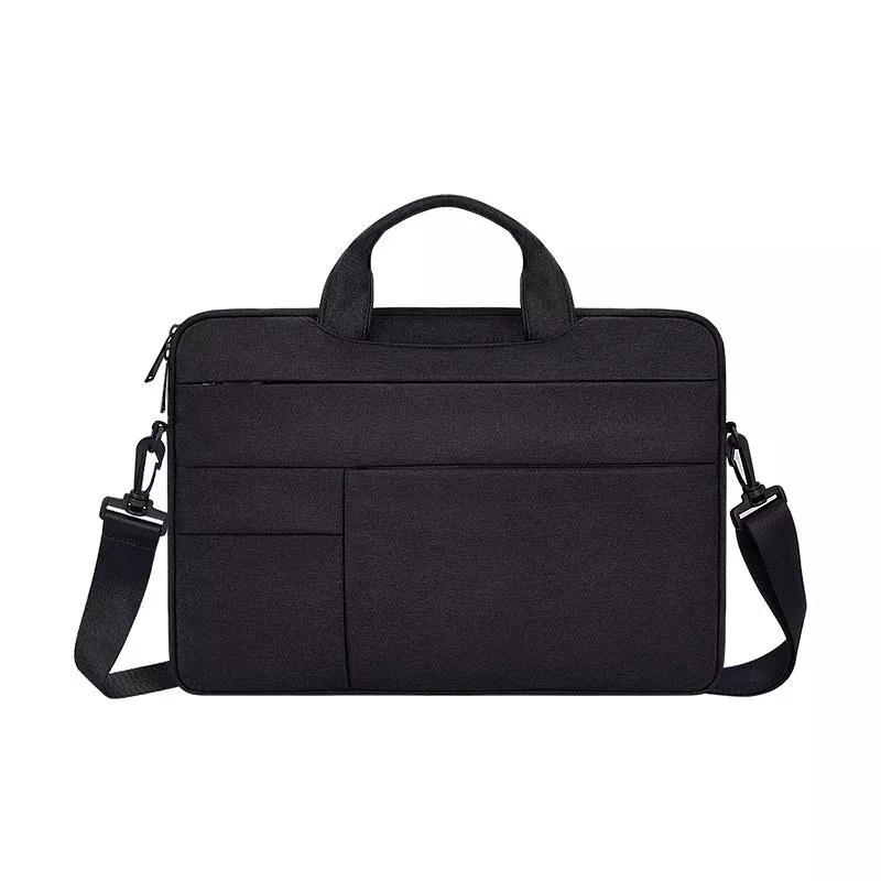 Yonis Noire Sacoche Ordinateur Portable En Tissu Oxford Et Nylon - 15,6 Pouces