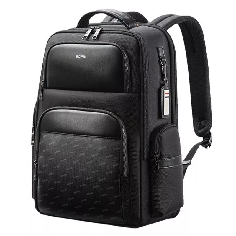 Yonis Noir Sac À Dos Pour Ordinateur Portable Avec Ports Usb Et Usb-C - 15,6 Pouces