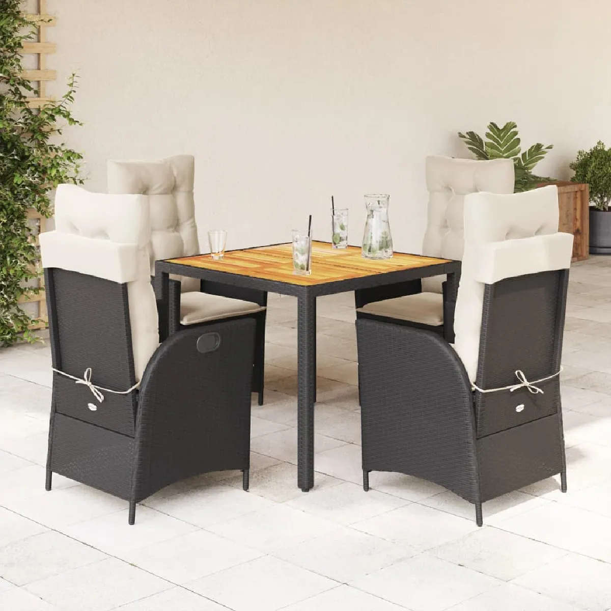 vidaXL Ensemble à manger jardin - vue 5