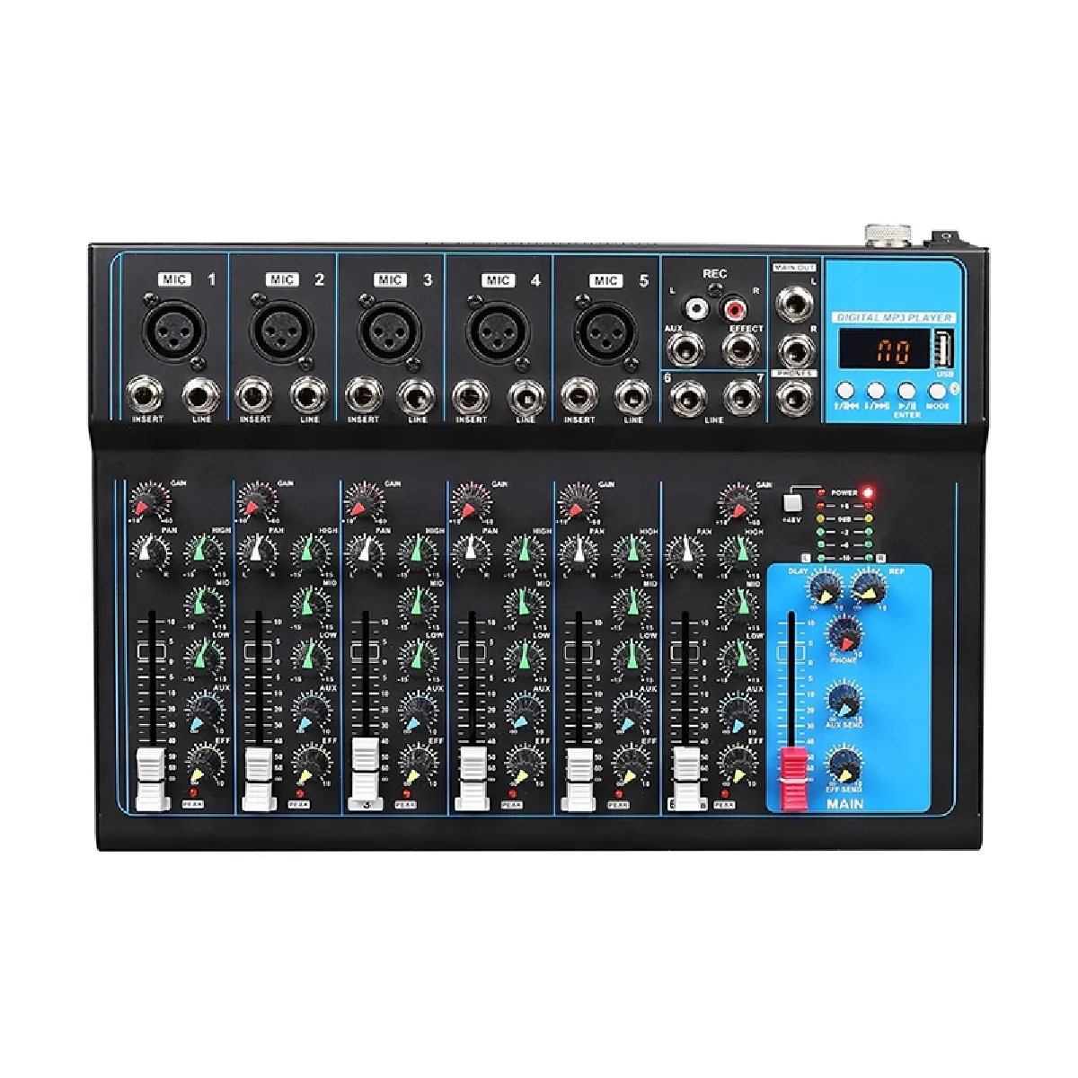 Yonis Table De Mixage 7 Canaux
