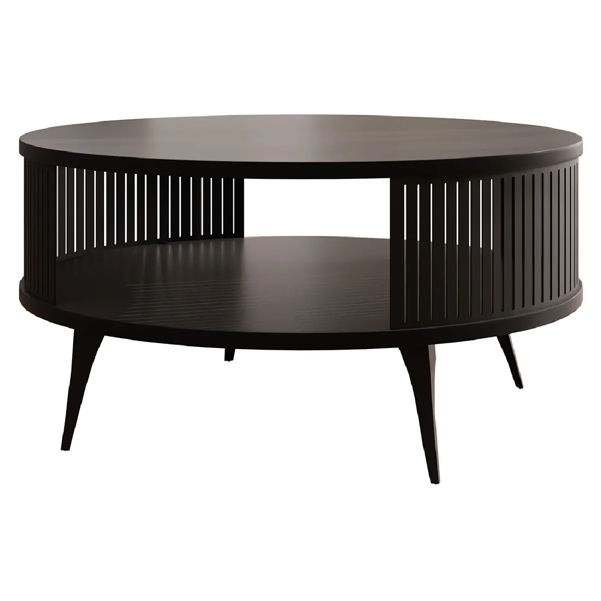 Comparer les prix de BestMobilier Forini Table basse - 75 cm - Noir