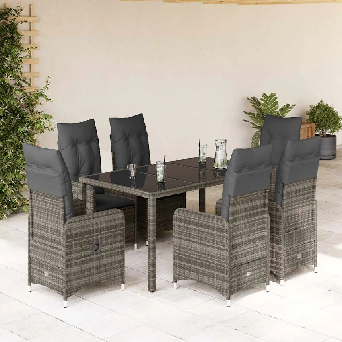vidaXL Poly rotin - vue 7
