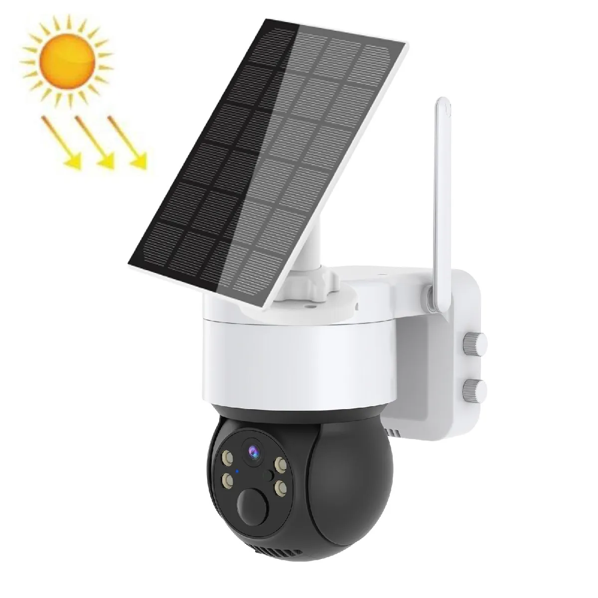 Yonis Camera Ip Hd 2Mp Étanche Wifi Solaire