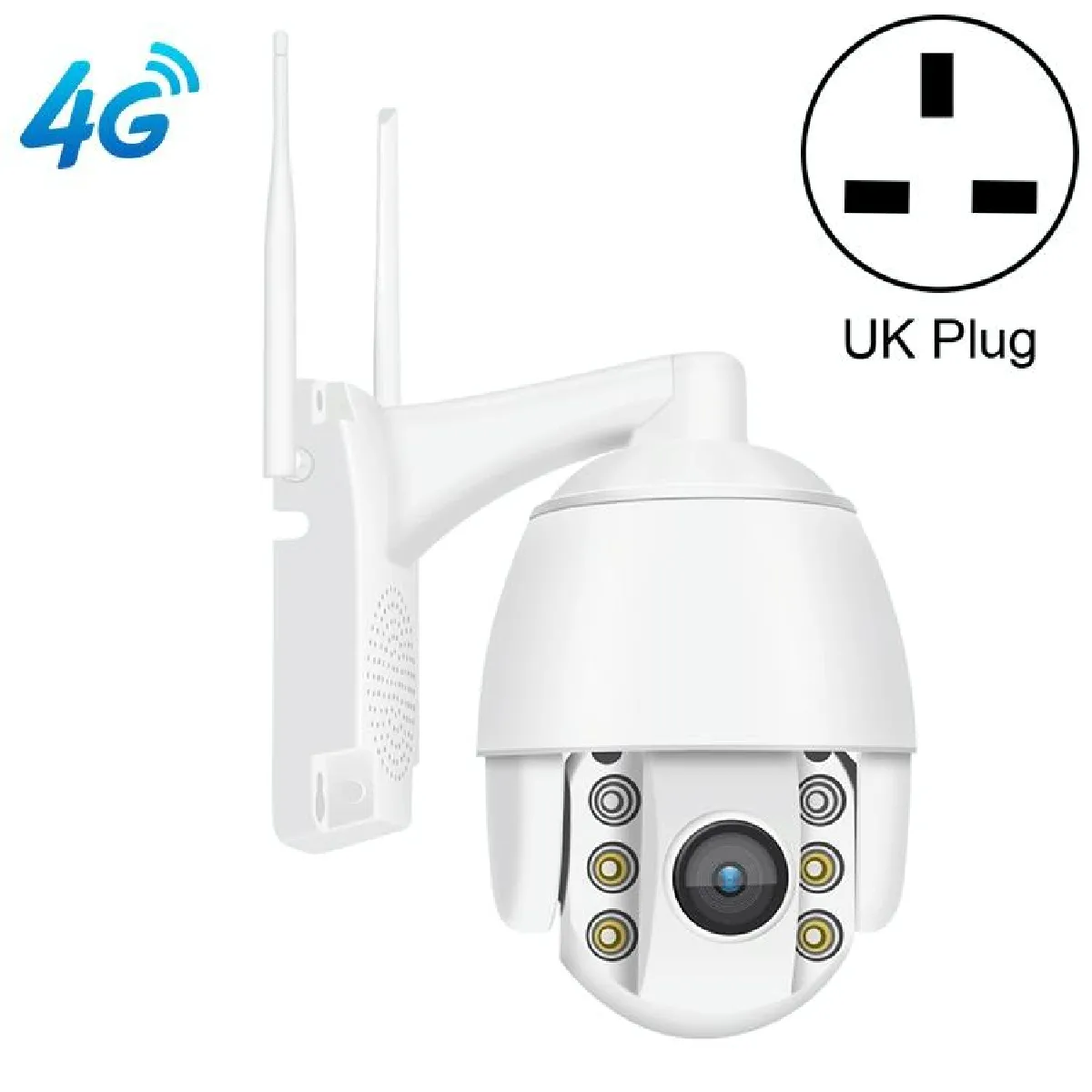 Camera Surveillance 360 Degrés HD Vision Nocturne Étanche IP66 Audio Bidirectionnel YONIS - vue 2