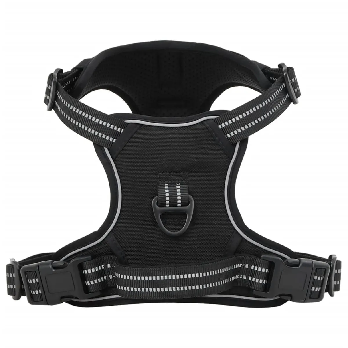 Meilleurs prix pour vidaXL Harnais pour chien et bandes réfléchissantes réglables noir XL