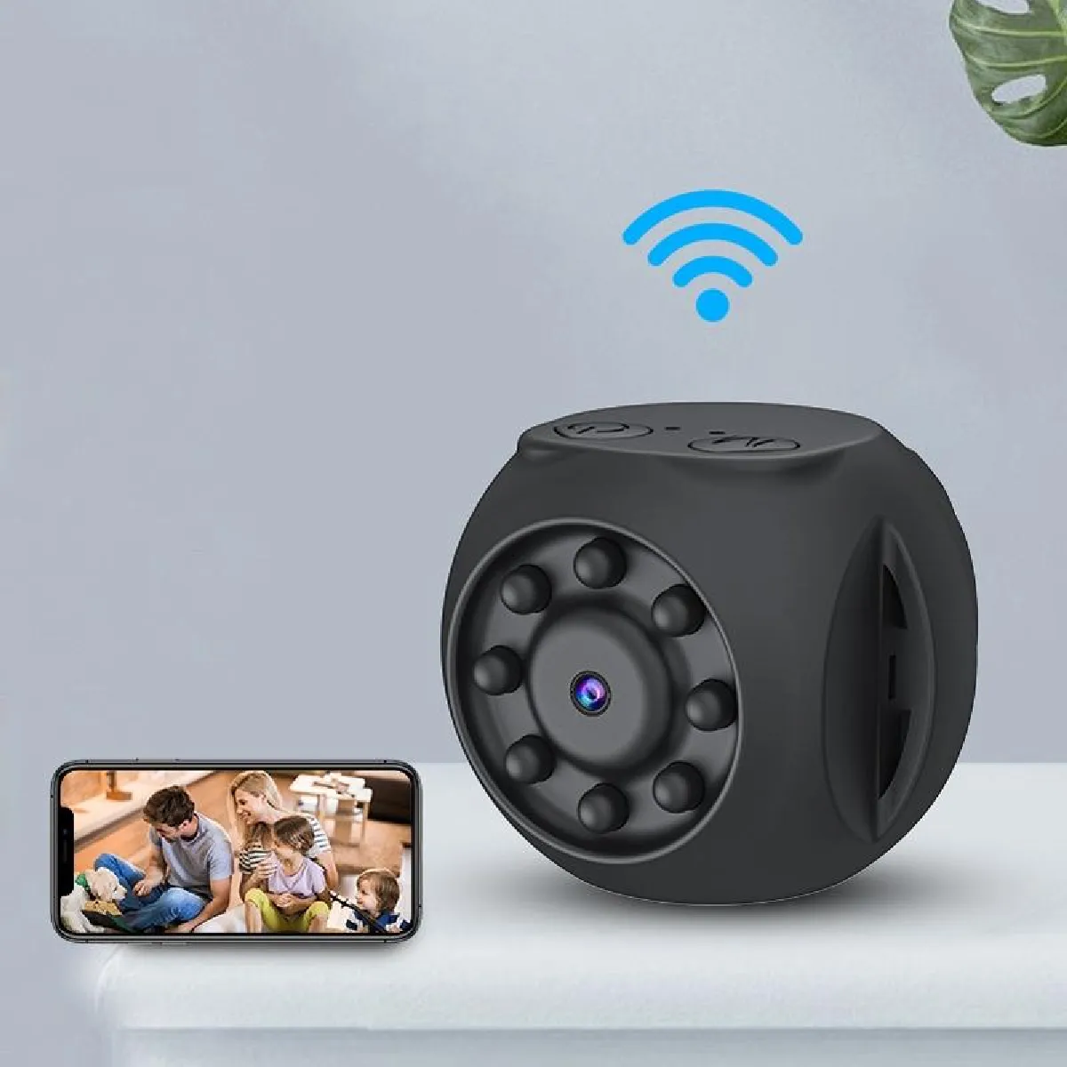 Yonis Camera Ip Wifi Hd Vision Nocturne Compacte