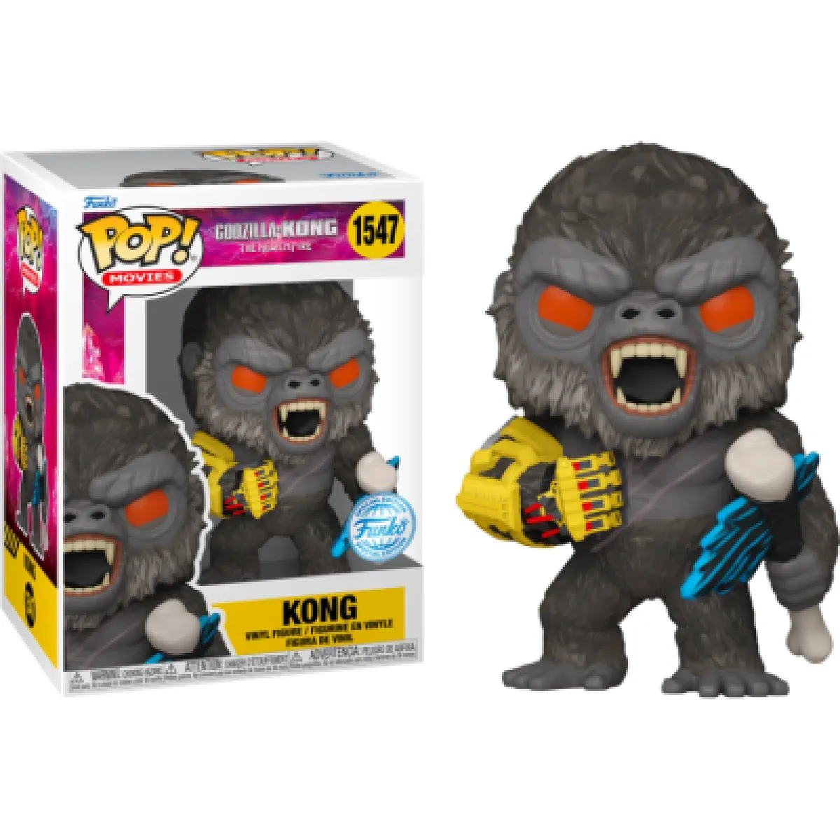 Funko POP Kong Battle Pose Exclusif - vue 1