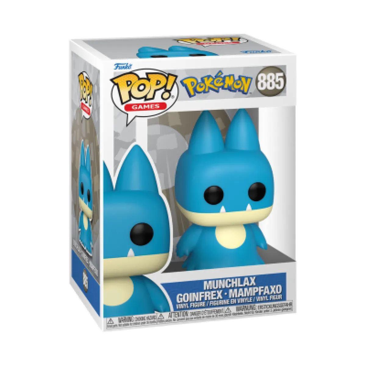 Pokémon Figurine POP! Munchlax EMEA 9 cm - vue 3