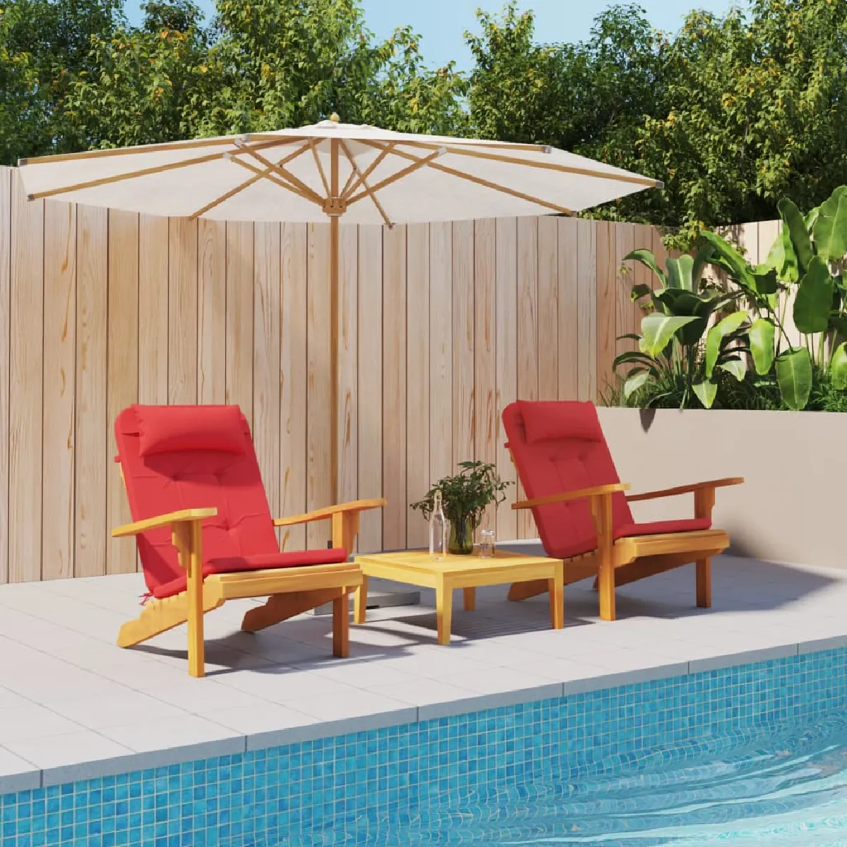 VidaXL Coussins Adirondack Lot de 2 - vue 3