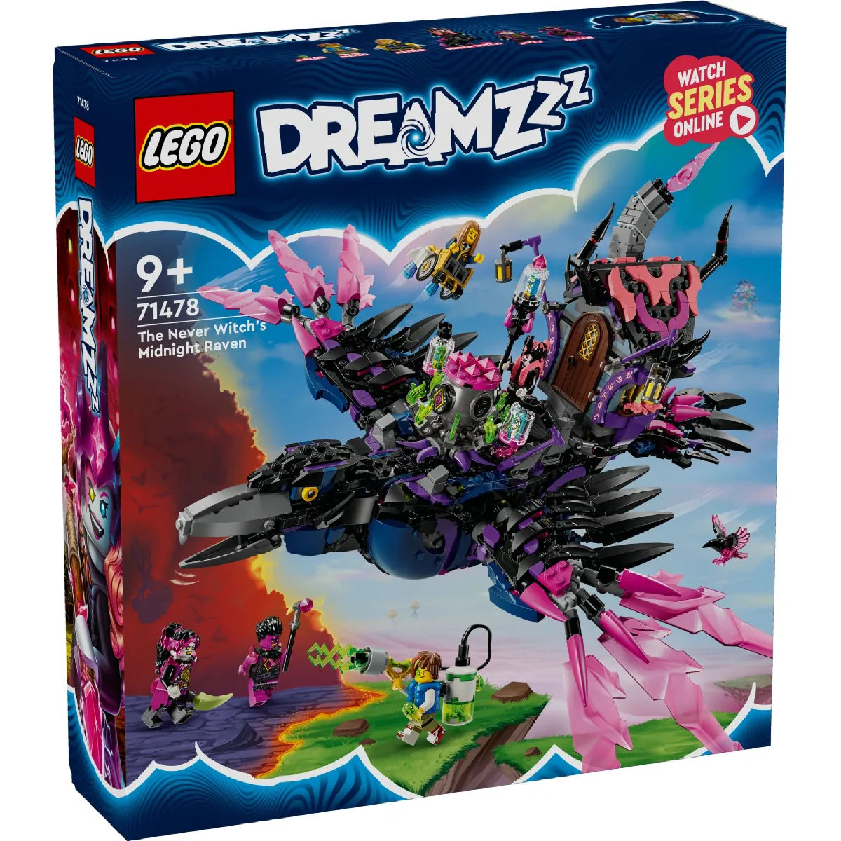 Lego Dreamzzz Le Corbeau De De La Sorcière Des Cauchemars 71478 Lego La Boîte - vue 3