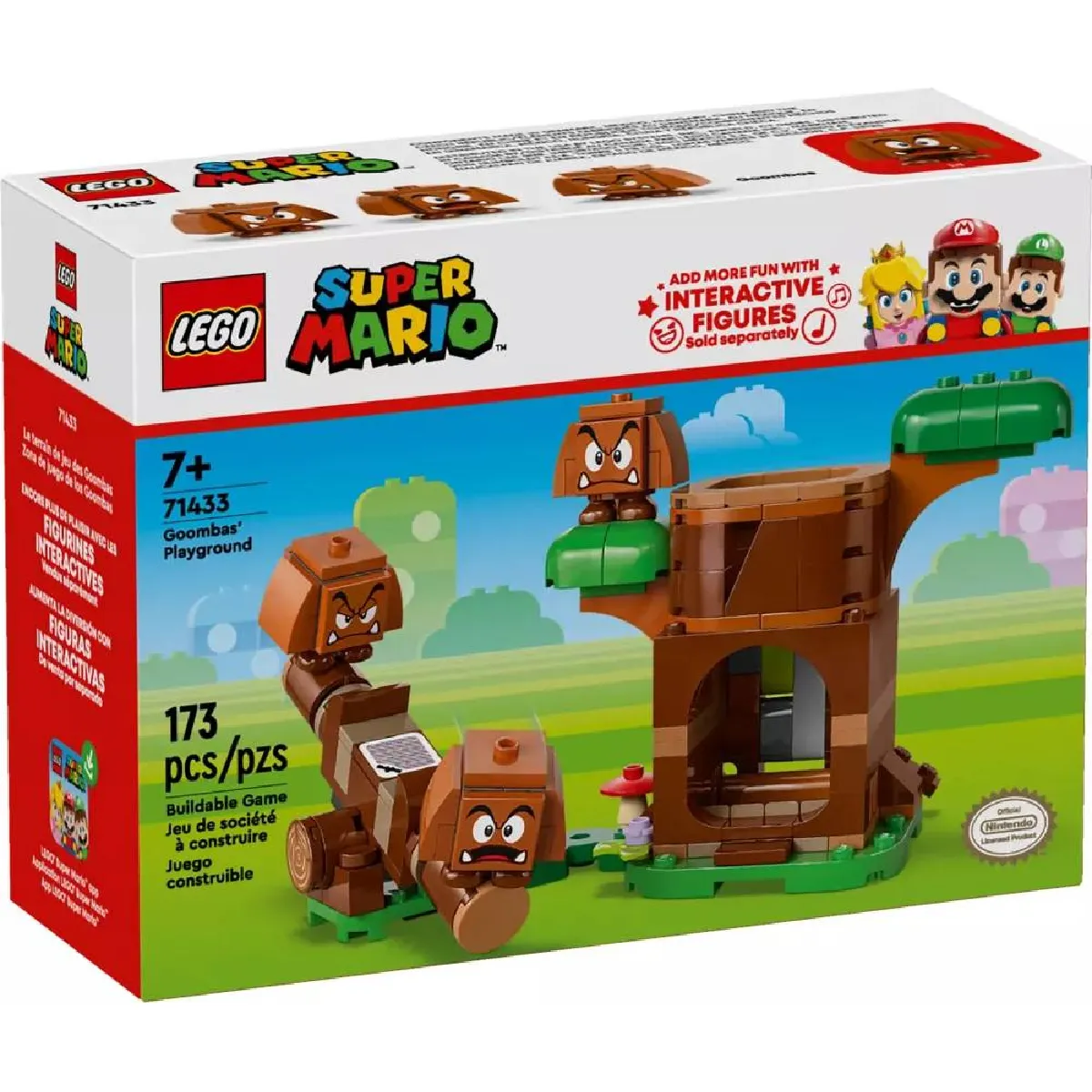 Lego Super Mario Terrain De Jeu Des Goombas 71433 Lego La Boîte - vue 2