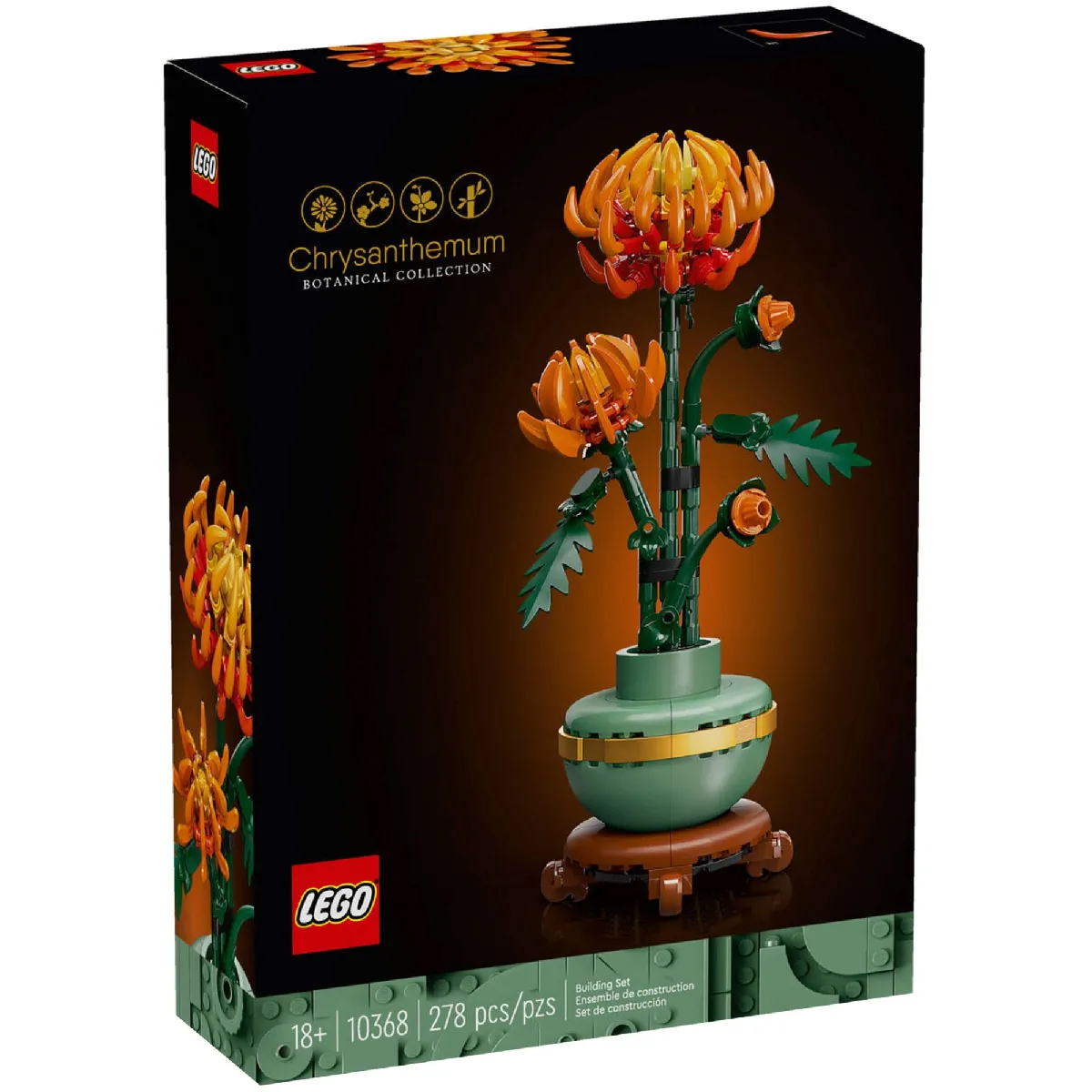 Lego Icons Le Chrysanthème 10368 Lego La Boîte - vue 3
