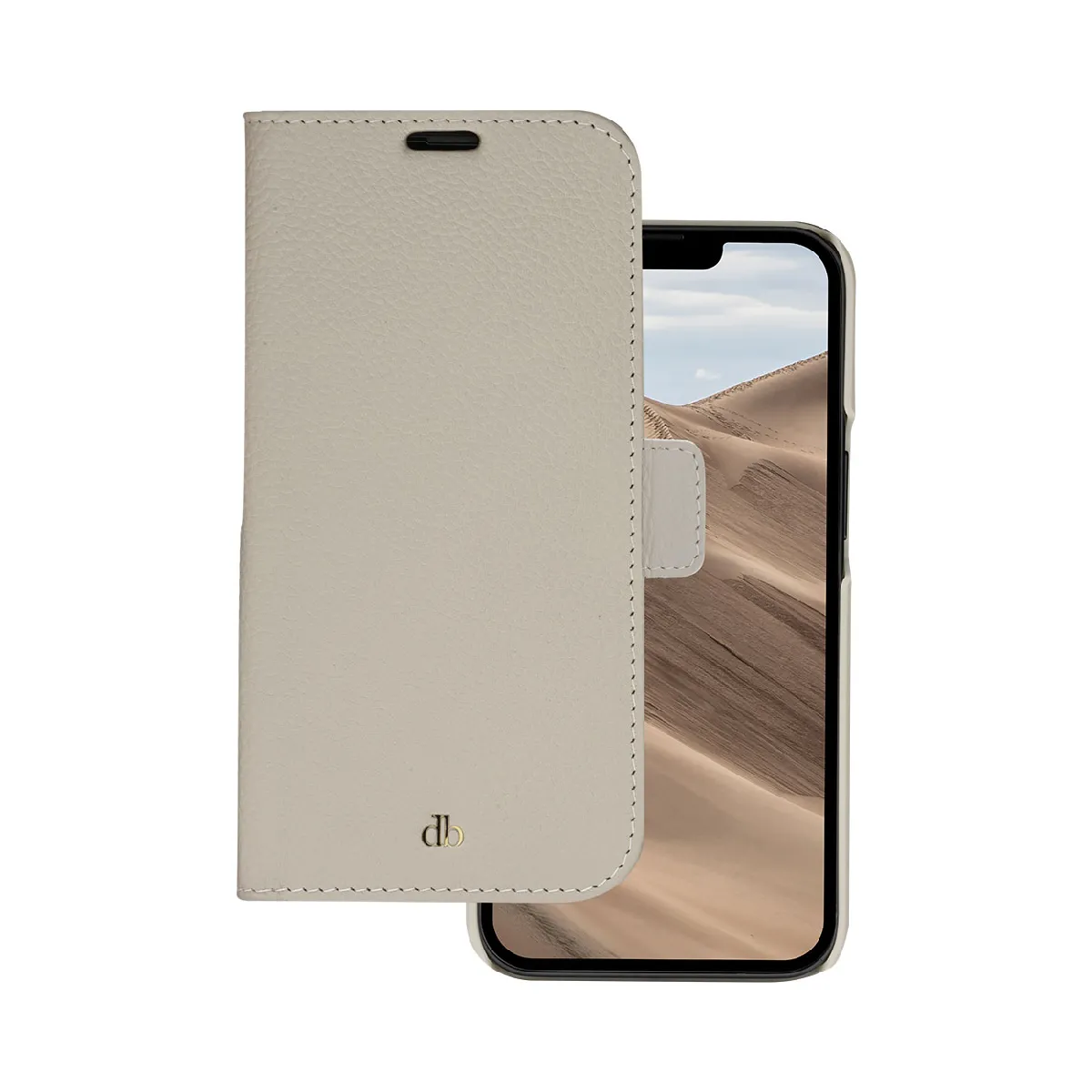 Dbramante1928 Gris Étui Folio Pour Iphone 14 Plus