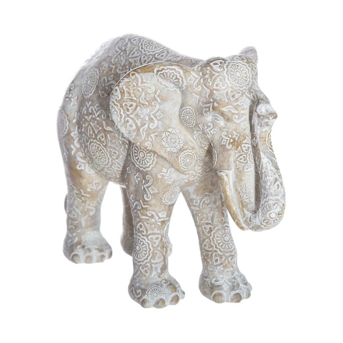 Atmosphera Beige Statuette Éléphant