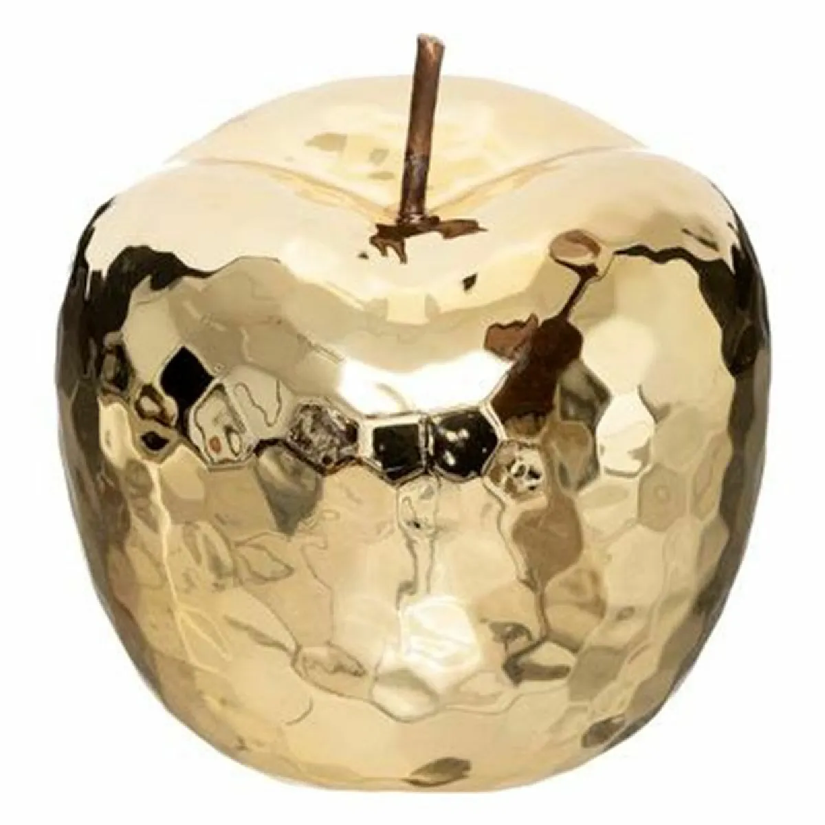 Atmosphera Créateur D'intérieur - Statuette Déco "Pomme" 21Cm Or - Image 3