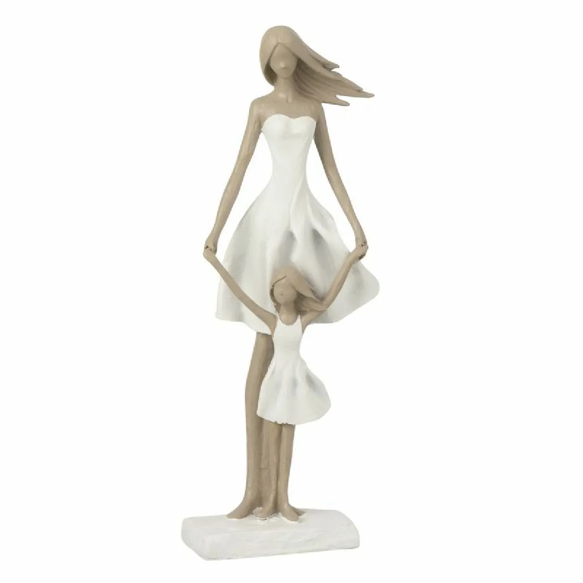 Paris Prix Blanc Statuette Mère Et Fille