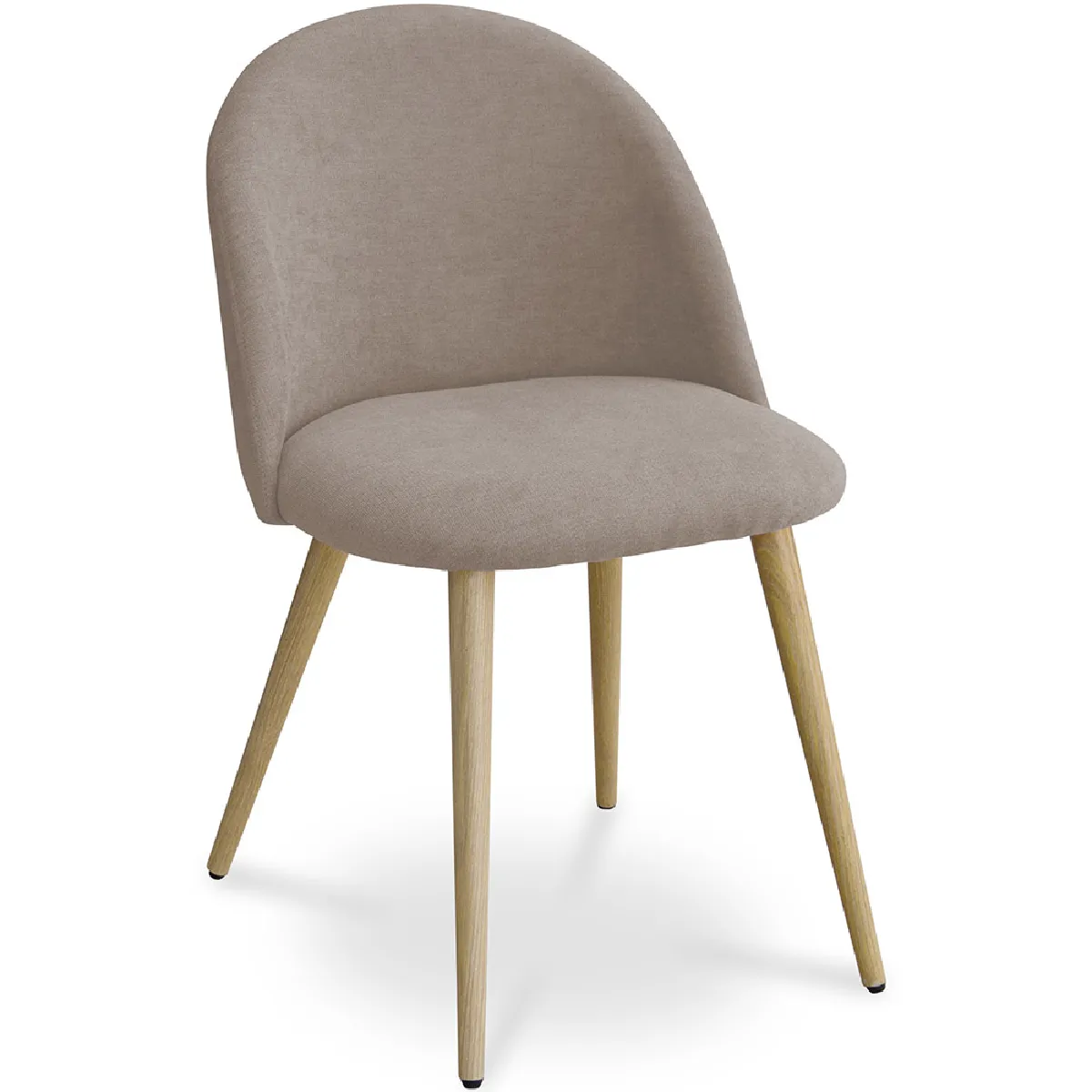 Chaise de salle à manger Tapissée en tissu Style scandinave Evelyne - vue 4