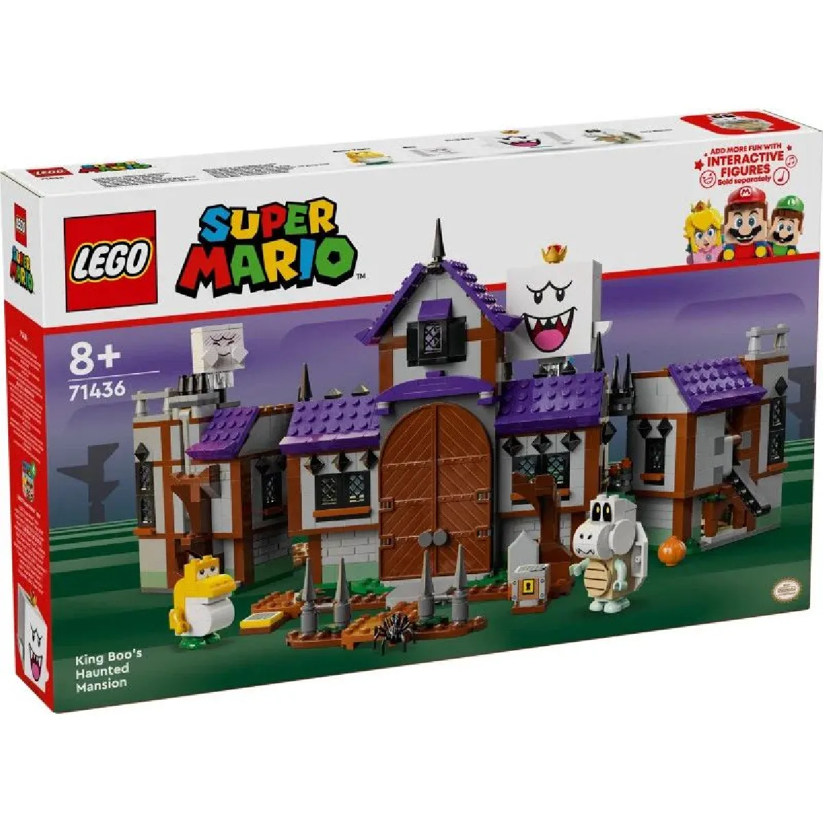 Lego Super Mario Manoir Hanté Du Roi Boo 71436 Lego La Boîte - vue 2