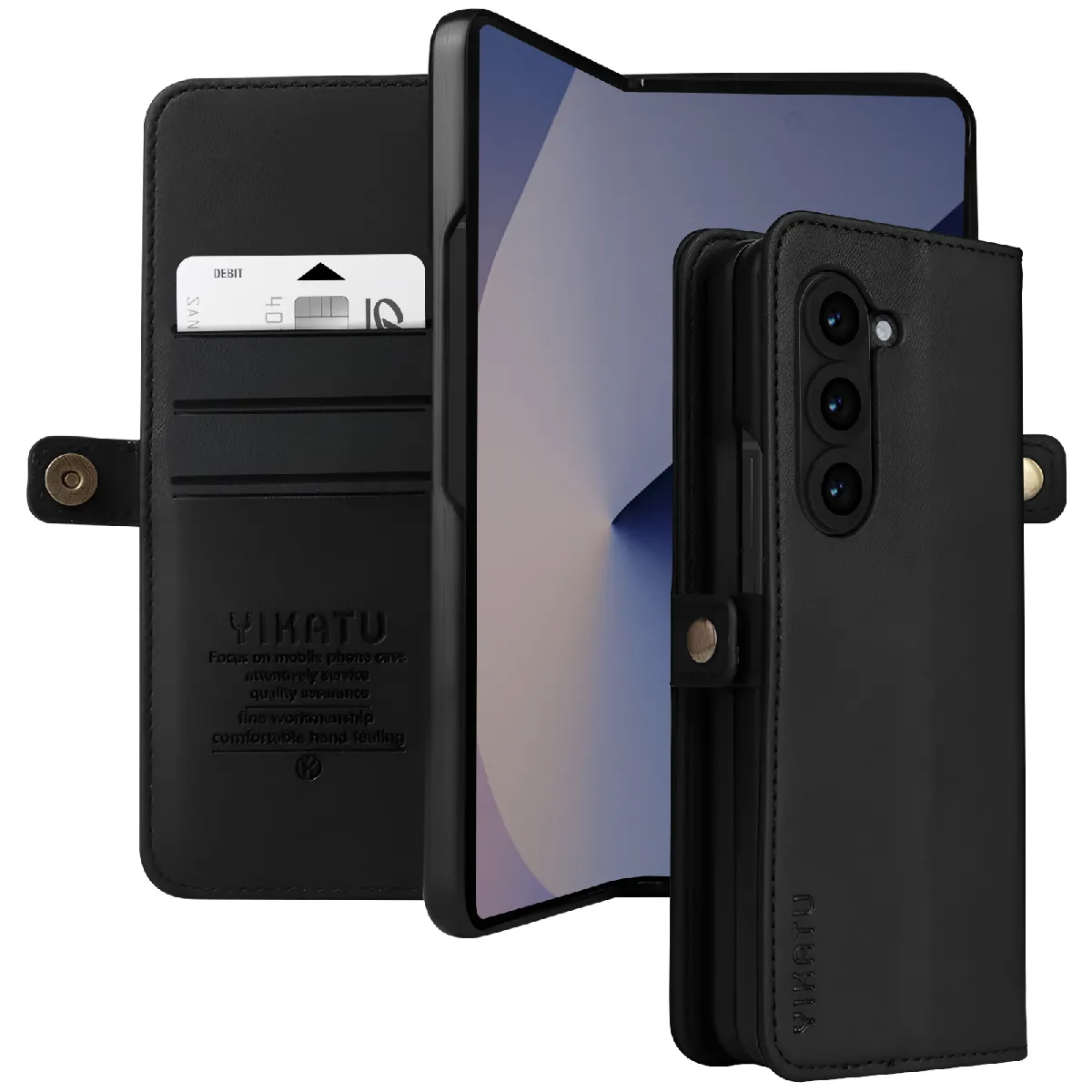 Avizar Noir Étui Samsung Z Fold 6