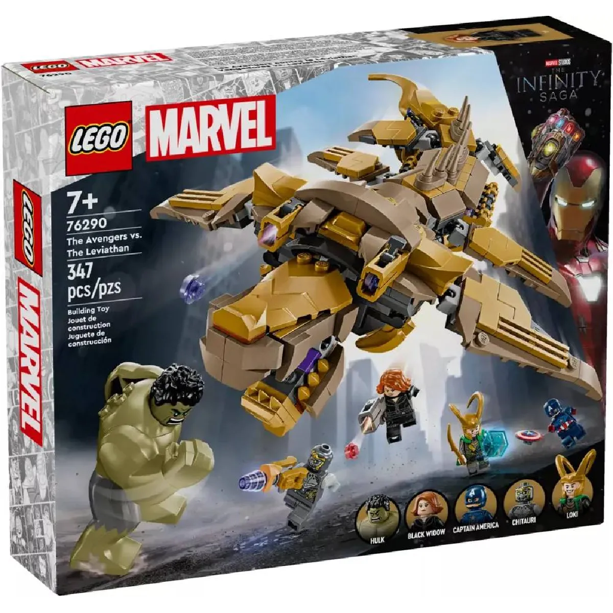 Lego Marvel Les Avengers Contre Le Léviathan 76290 Lego La Boîte - vue 2