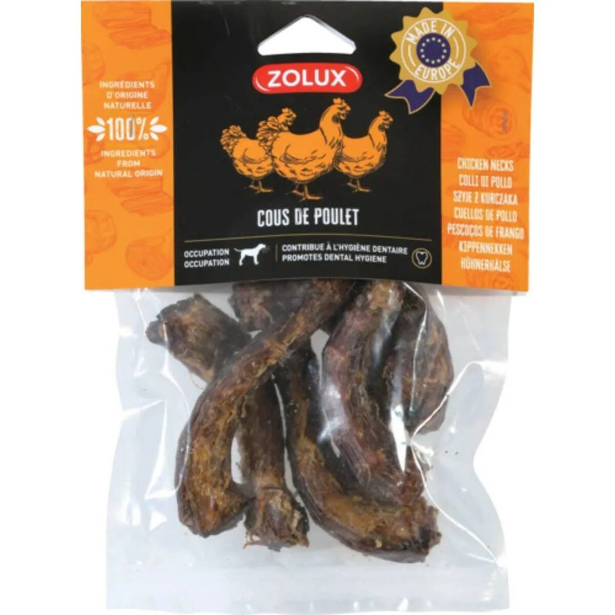 Comparer les prix de Jouet pour chien Zolux Chicken Poulet 150 g