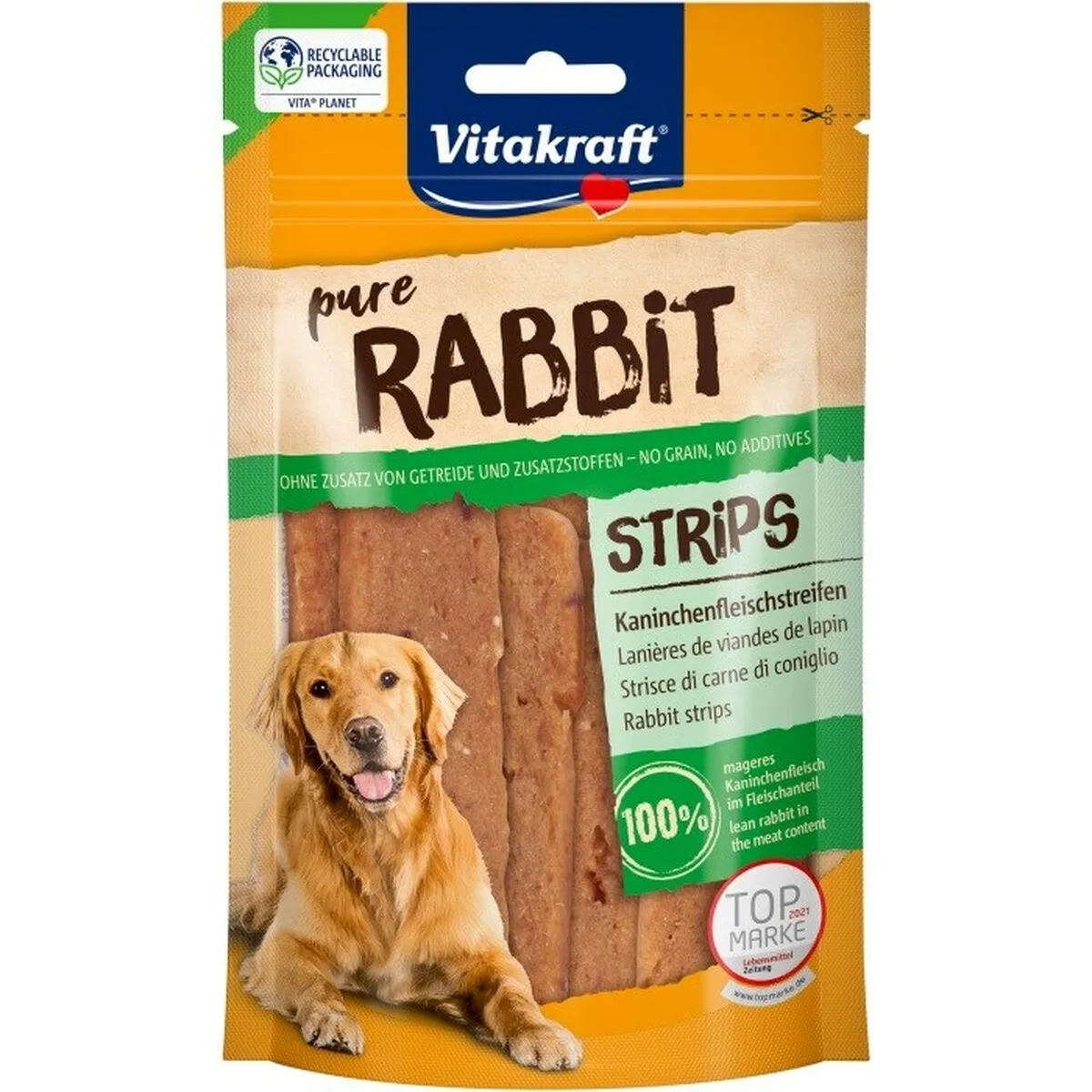 Comparer les prix de Snack pour chiens Vitakraft Pure Rabbit Strips 80 g