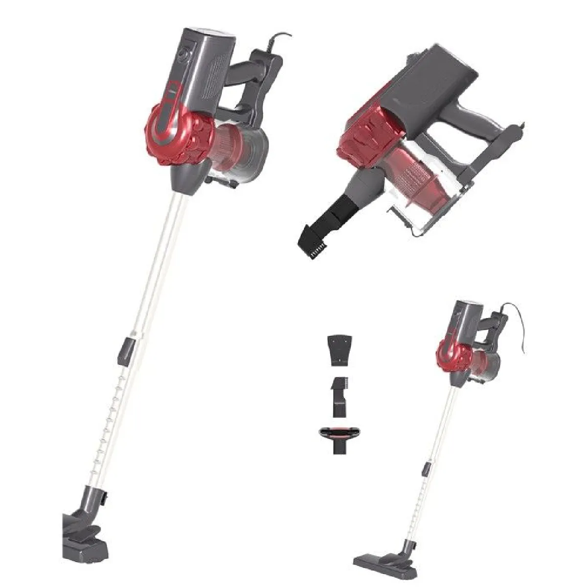 Livoo Aspirateur Balai 2en1 600W Bleu Aspirateur balai Rue du