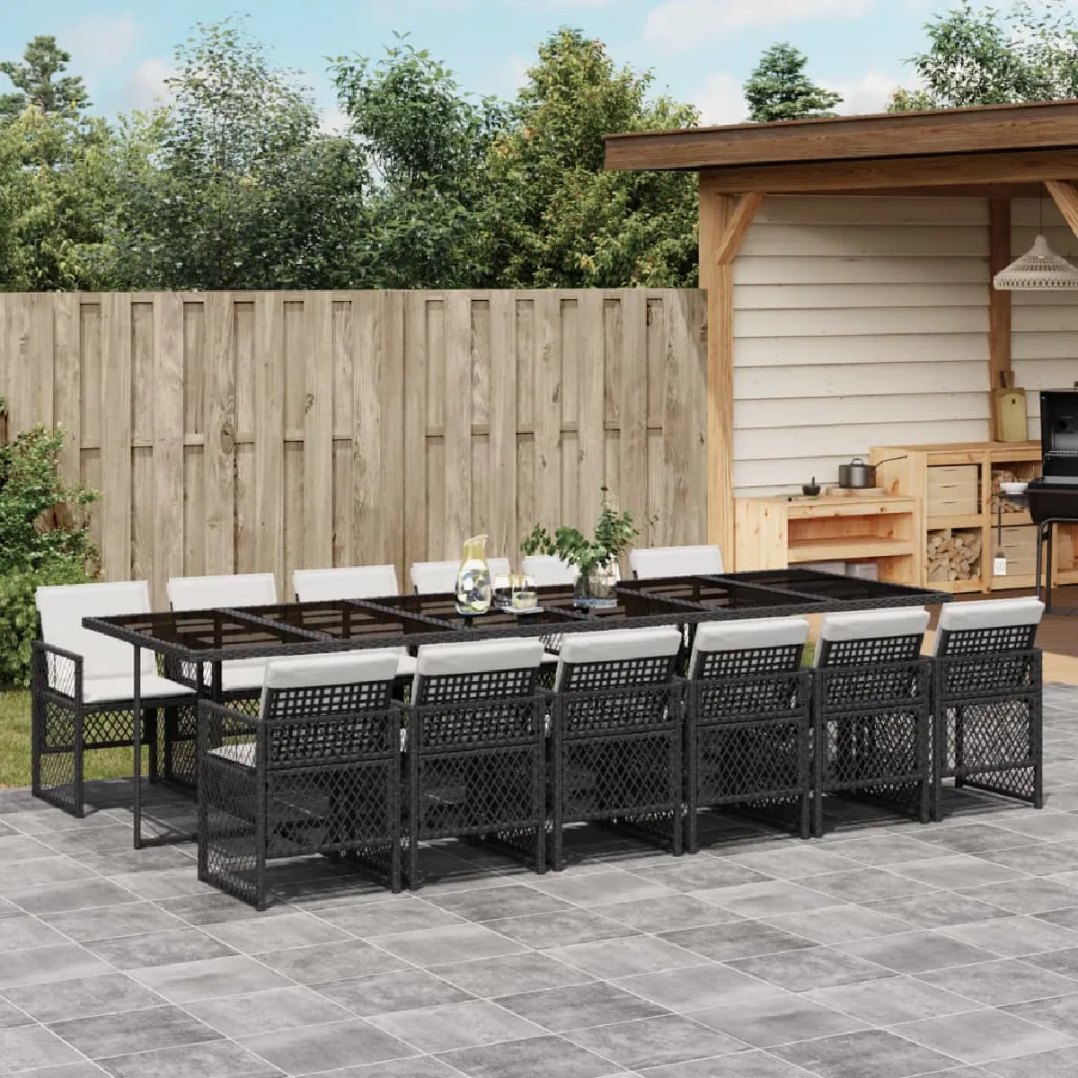 vidaXL Ensemble à manger de jardin - vue 10