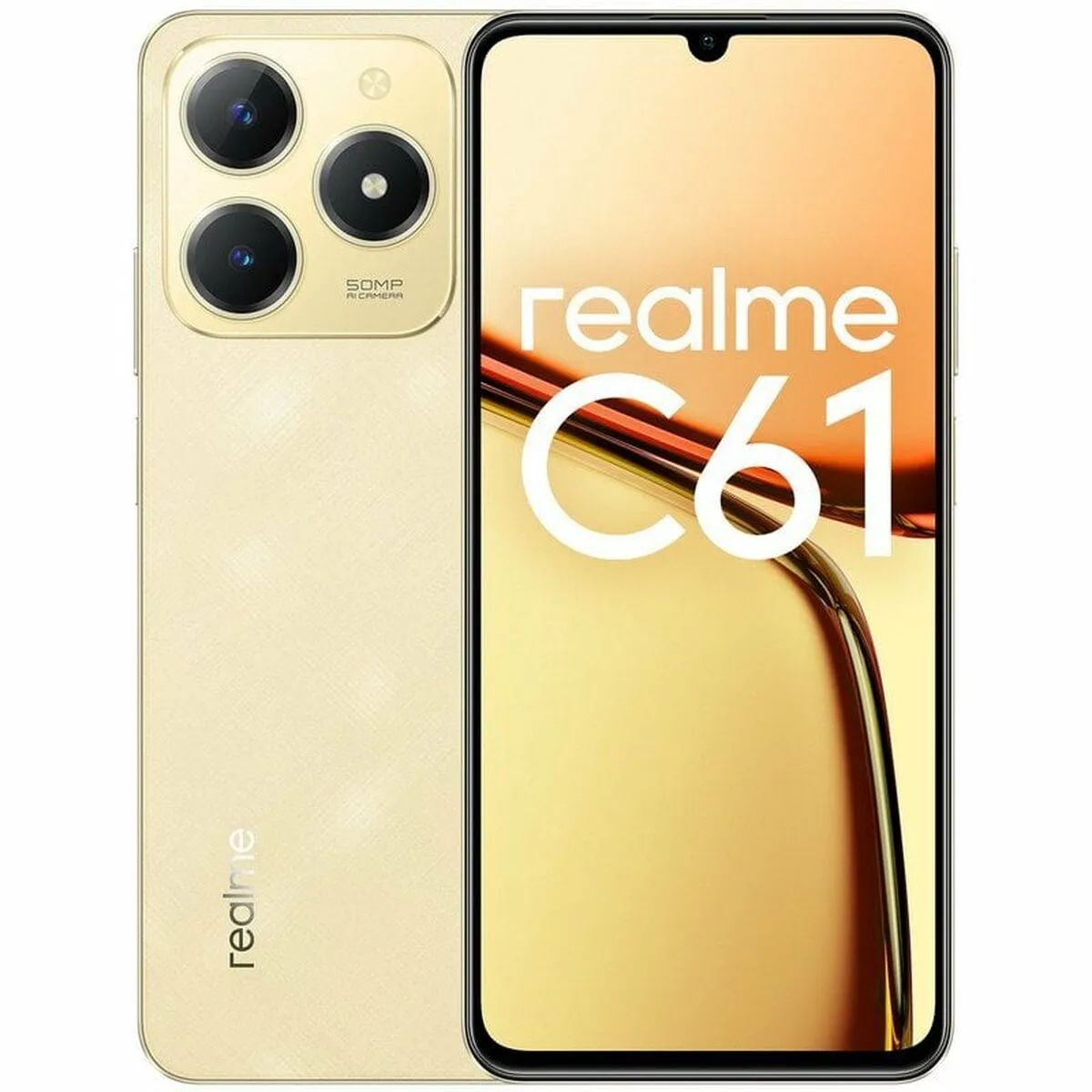 REALME  C61 - 256 Go - Dor&eacute;