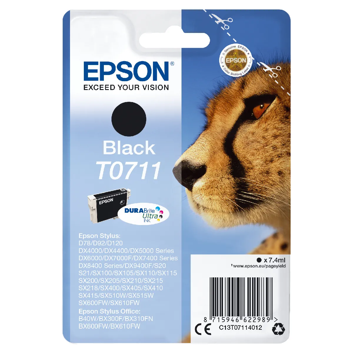 EPSON Cartouches Epson STYLUS D78DX 4000 10 unités