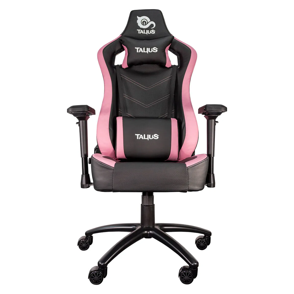 Chaise de jeu Talius Vulture Accoudoirs réglables 4D Inclinaison réglable jusqu'à 180º Coussin lombaire et cervical Mécanisme papillon Roues en nylon Piston  à gaz de classe 4 Base en métal Max. 120 kg Neuf - vue 5