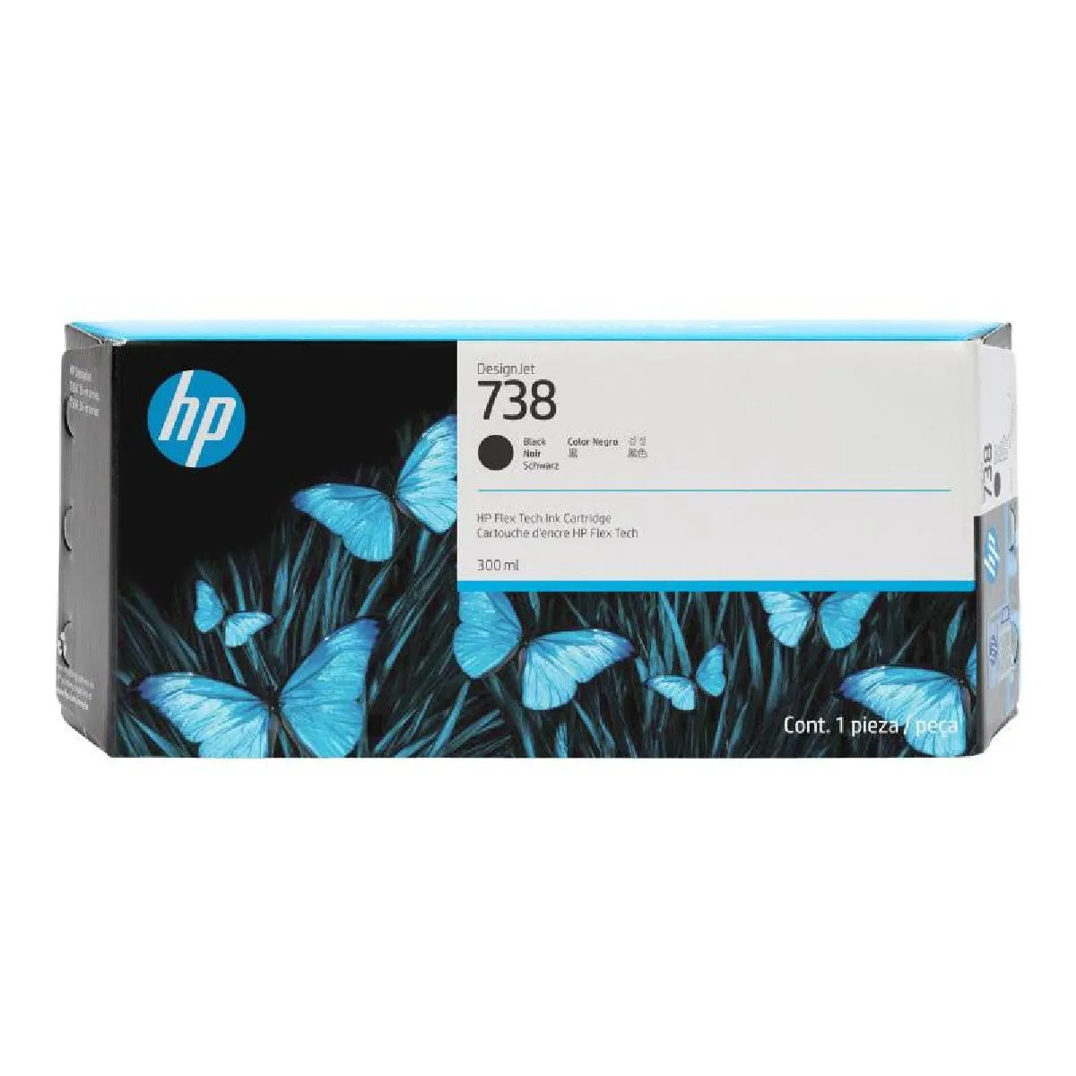 HP DesignJet 738 Jaune 676M8A - vue 8