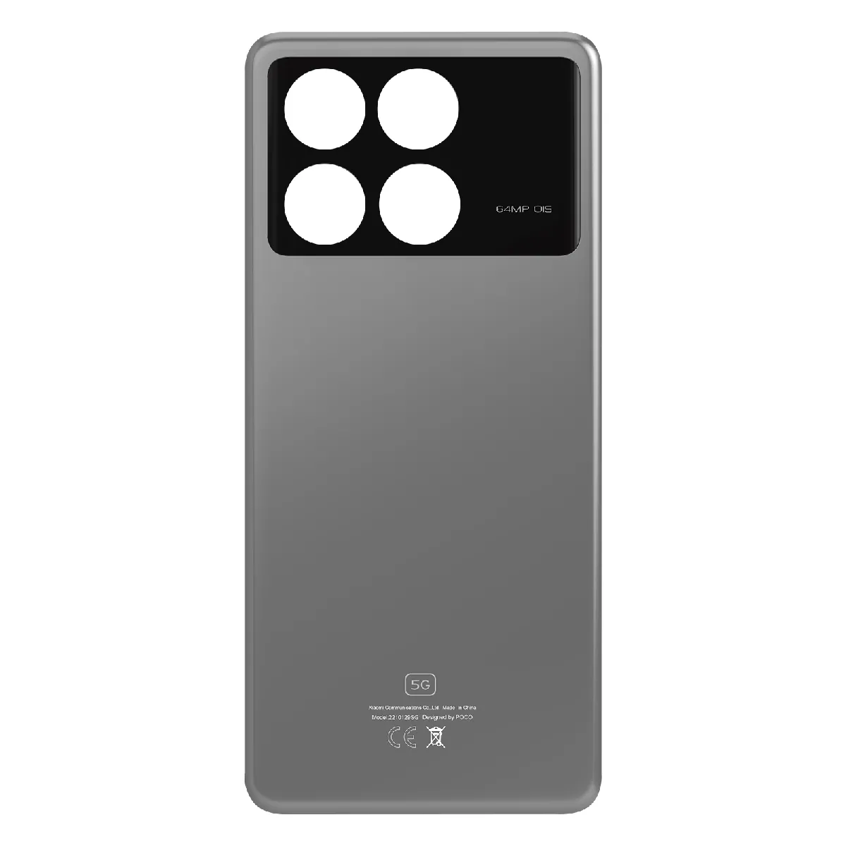 Avizar Gris Clappio Cache Batterie De Remplacement Pour Xiaomi Poco X6 Pro