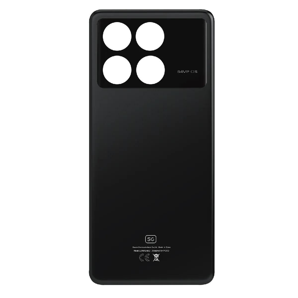 Avizar Noir Clappio Cache Batterie Pour Xiaomi Poco X6 Pro