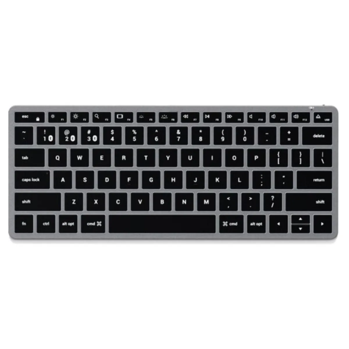 Joom Supermerchanteu Satechi Slim X1 - Clavier Bluetooth Pour Trois Appareils Usb-C (Zone Grise) - Image 4