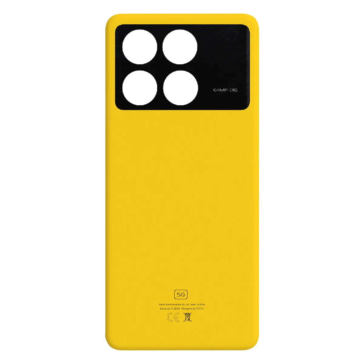 Avizar Jaune Clappio Cache Batterie De Remplacement Pour Xiaomi Poco X6 Pro