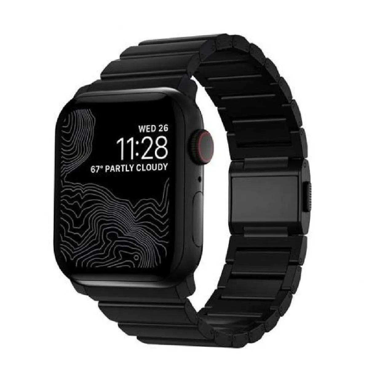 Nomad Bracelet Titanium pour Apple Watch V2 - Noir